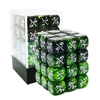 Bescon Colorful 36pcs 12mm Positive and Negative Dice Counters Set, Small Token Dice Loyalty Dice in Brick Box 2