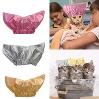 Cat Waterproof  Shower Cap Universal Pet Hat for Bath Dog Shower Cap Comfortable Adjustable Cat Bath Hats Pet Grooming Supplies 1