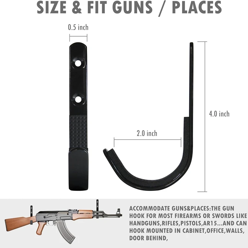 التكتيكية المعادن بندقية جدار السنانير رفوف المسدس...