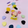 Customized logo Love fingertip thumb finger air cushion mini powder puff facial concealer loose powder setting makeup dry andwet 2