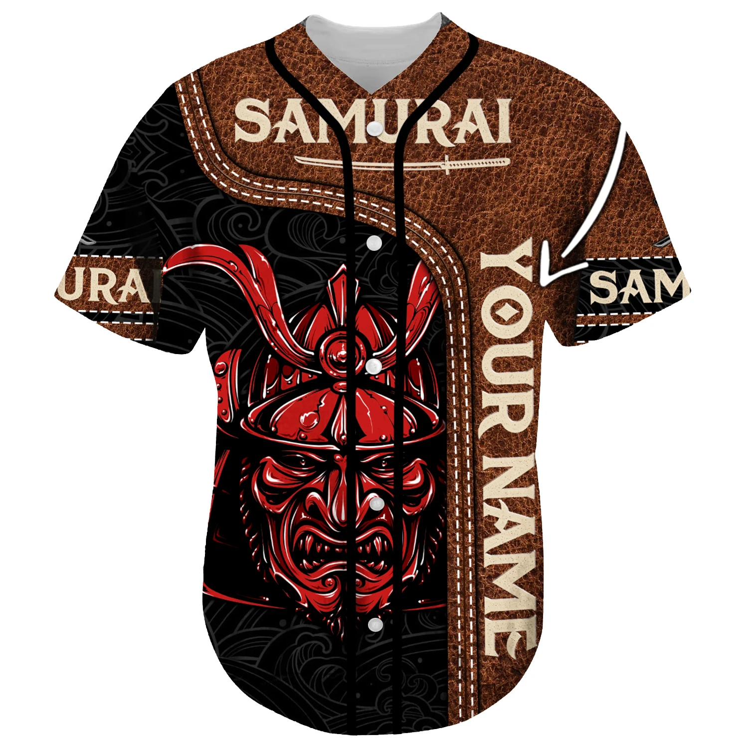 Tessffel newfashion samurai japão tatuagem 3dprint camisas de