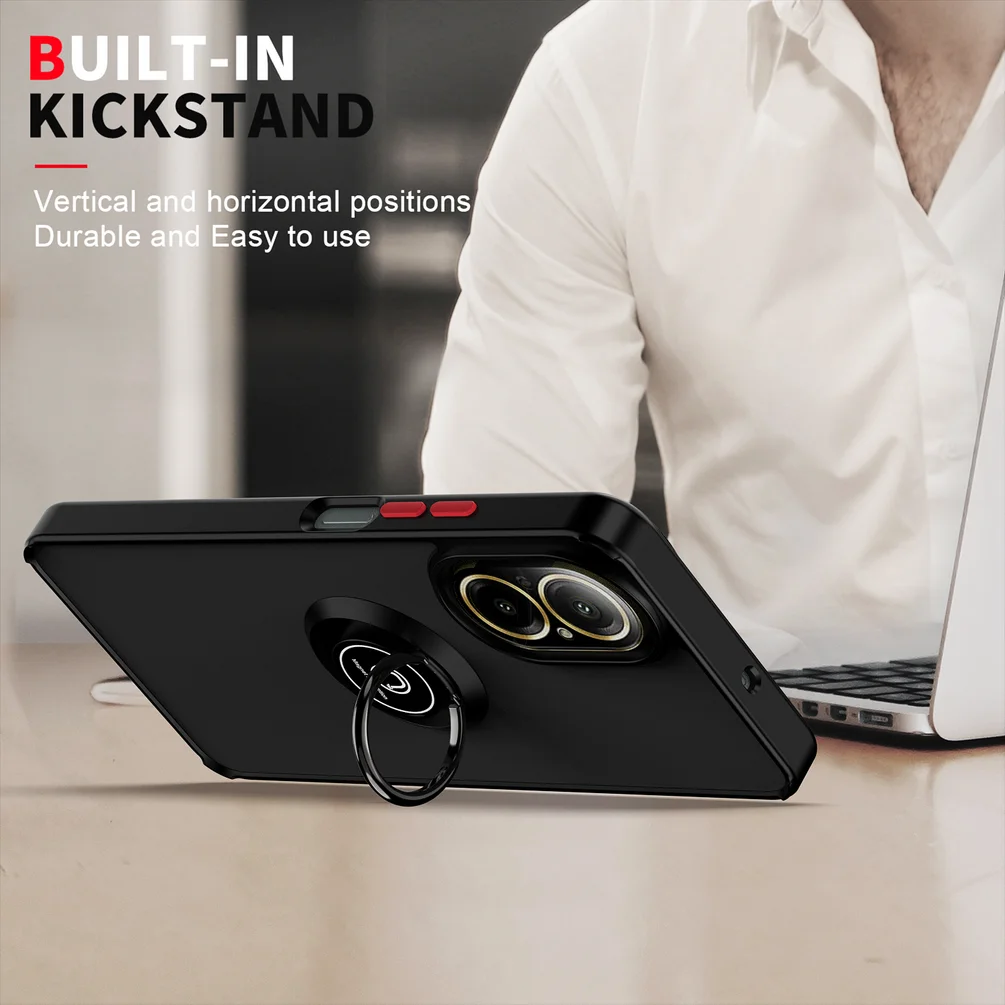 Rotatable Bracket Phone Case with Finger Ring Car Holder Cover