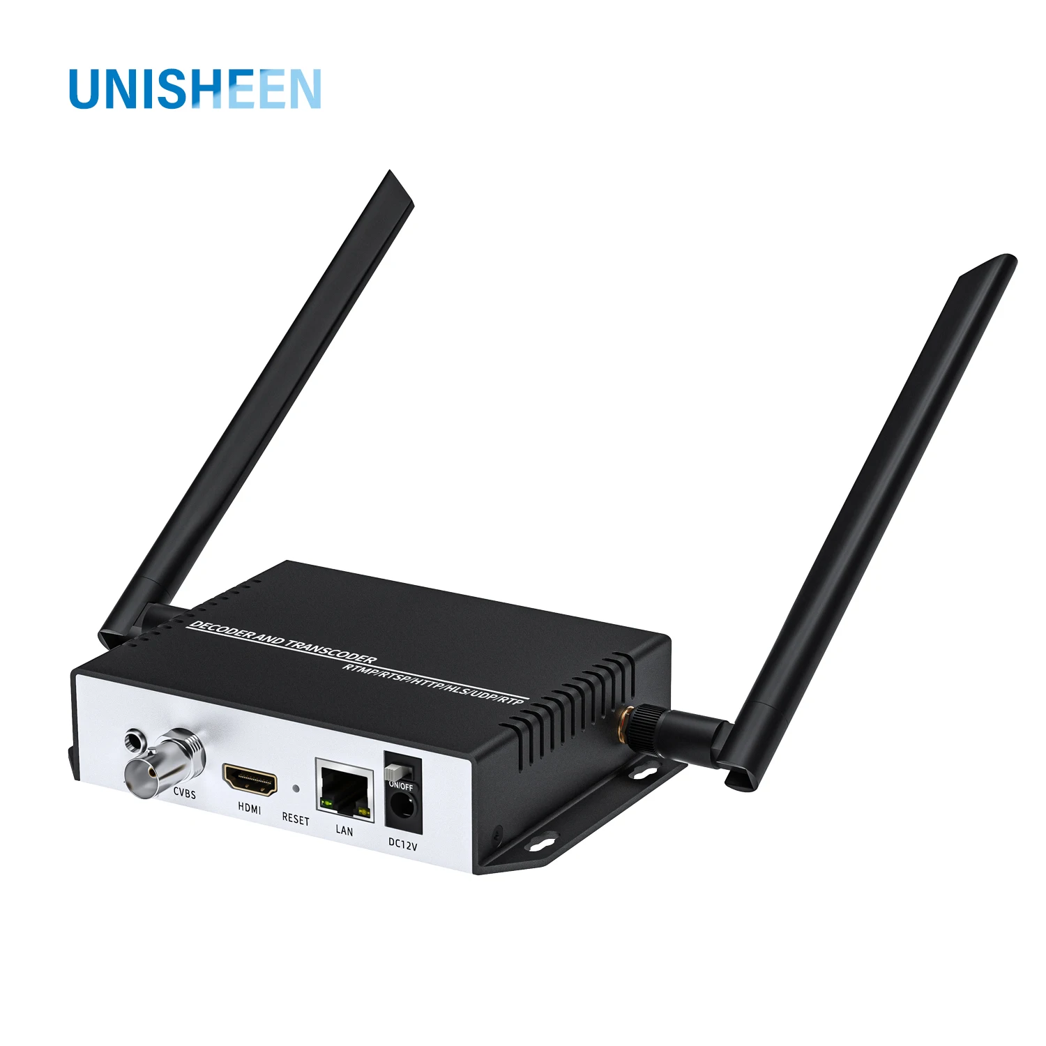 Wireless 4K60 Interlance Stream H.265 H.264 Transcoder SRT RTSP Rtmp HDMI Video Decoder Capture Box