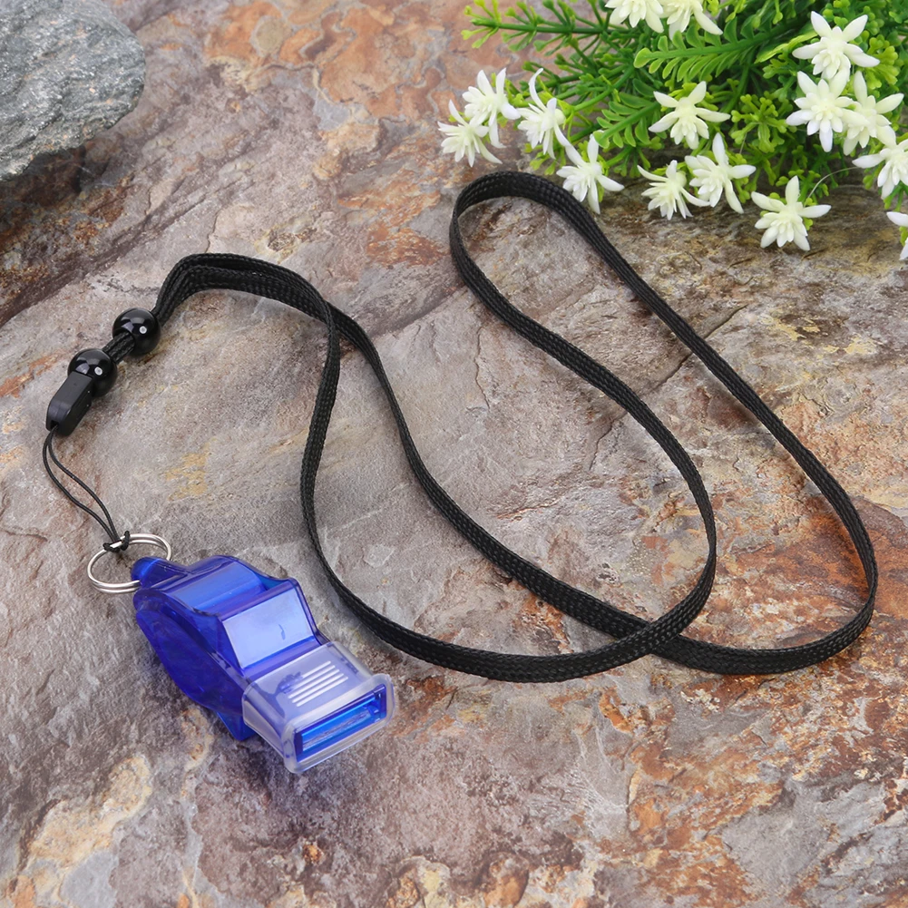 Classic Sport Soccer Basketball Referee Plastic Whistle Outdoor Survival Whistle