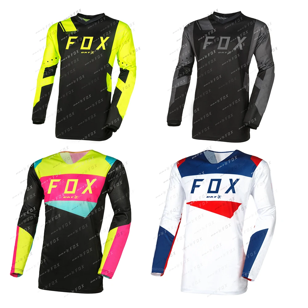 

Men's Cycling Jersey Motocross Jersey Mountain Bike Clothing BATFOX Downhill Jersey MTB Man Cycling Maillot