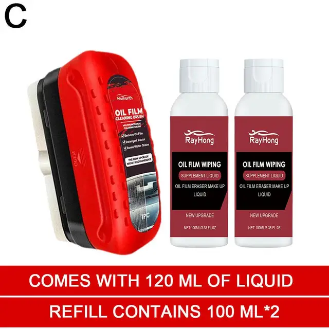 Dissolvant De Film D'huile Pour Pare-brise, 120ml Nettoyant