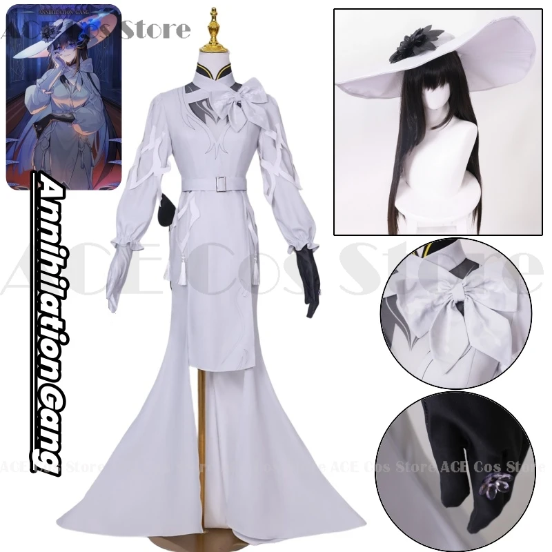 

Dahlia Anime Game Honkai: Star Rail Cosplay Costume Clothes Hat Uniform Cosplay Annihilation Gang Halloween Party Woman Set