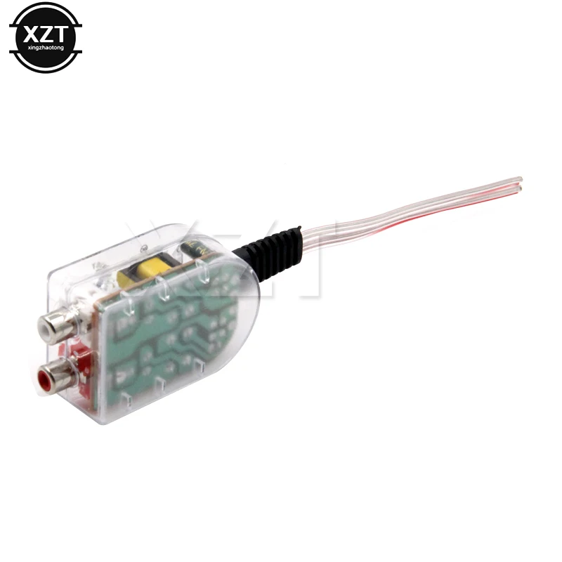 Speaker to RCA Level Adaptor High to Low Sockets Auto Line Out audio amplifier board