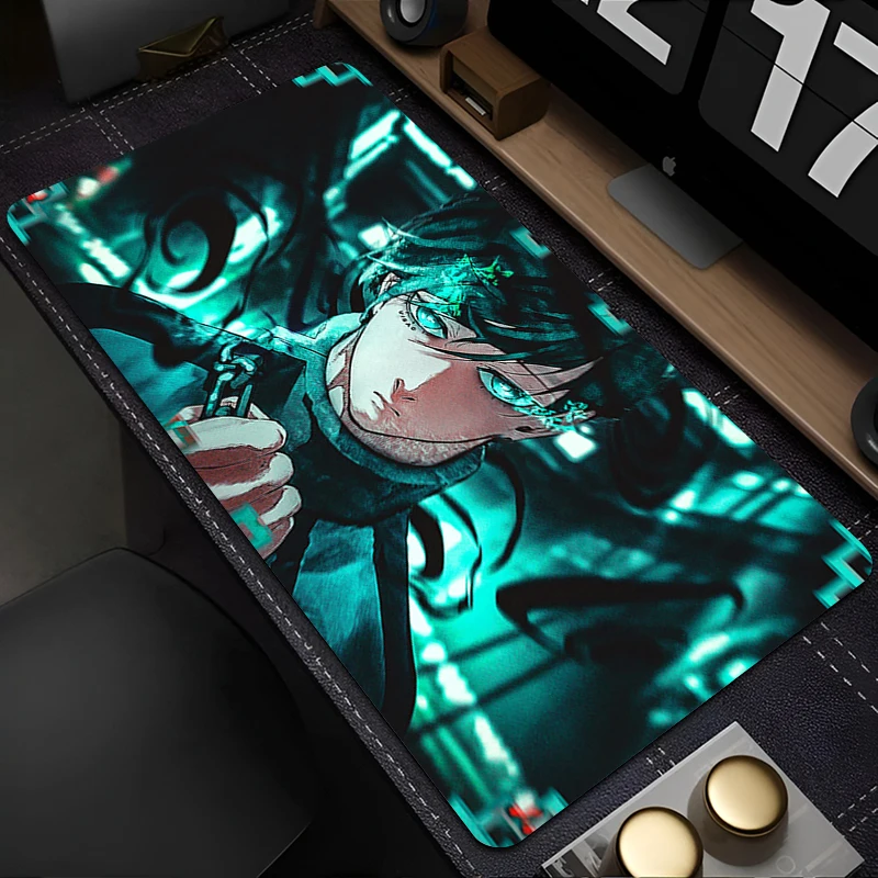 日本のアニメゲーミングマウスパッド、青いロック、ナギセイシロ、PC