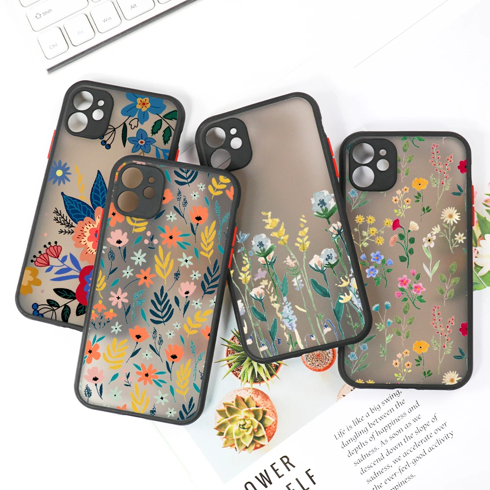Custodia Antiurto Per Fiori Per Samsung Galaxy M53 5G M23 M33 M53 5G Custodie Funda Cover Posteriore Protettiva In Tpu Opaco