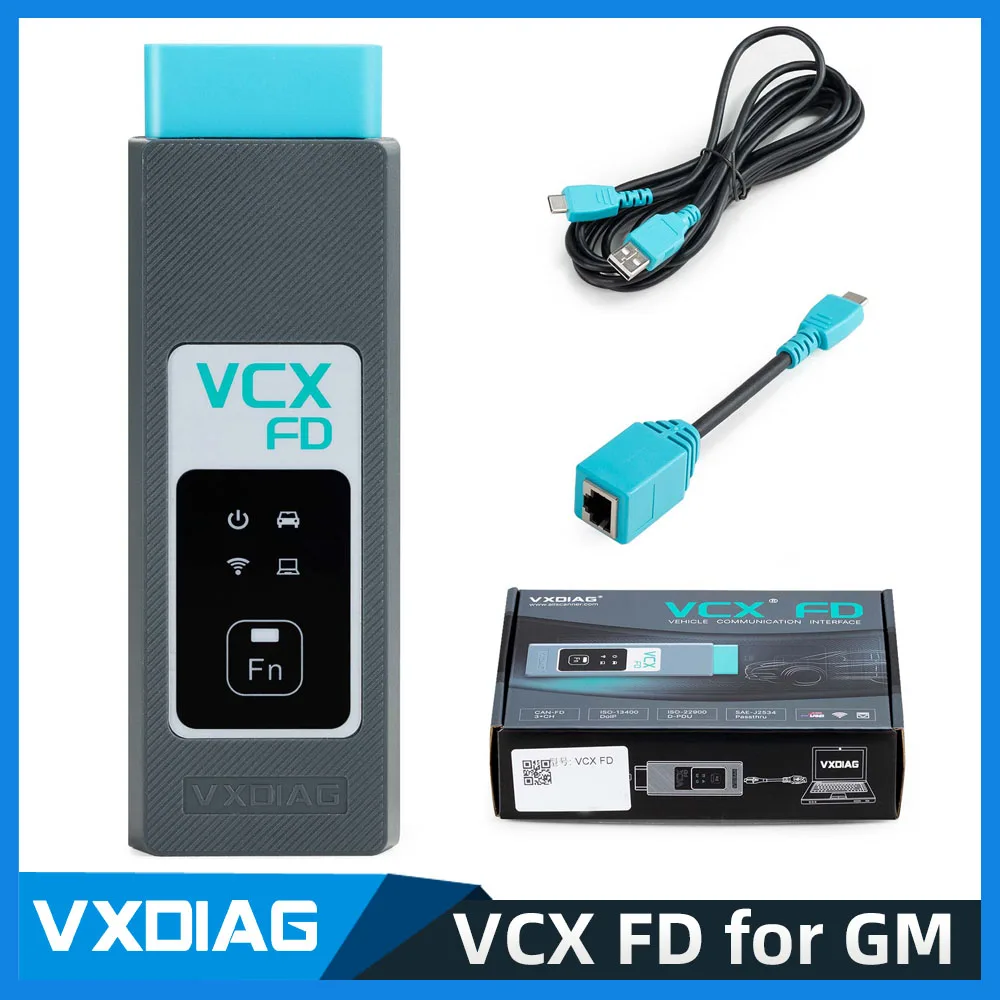 

Диагностический инструмент VXDIAG VCX FD OBD2 для автомобилей GM OBD2, диагностический инструмент с поддержкой Wi-Fi и CAN FD-протокола, программирование ECU J2534