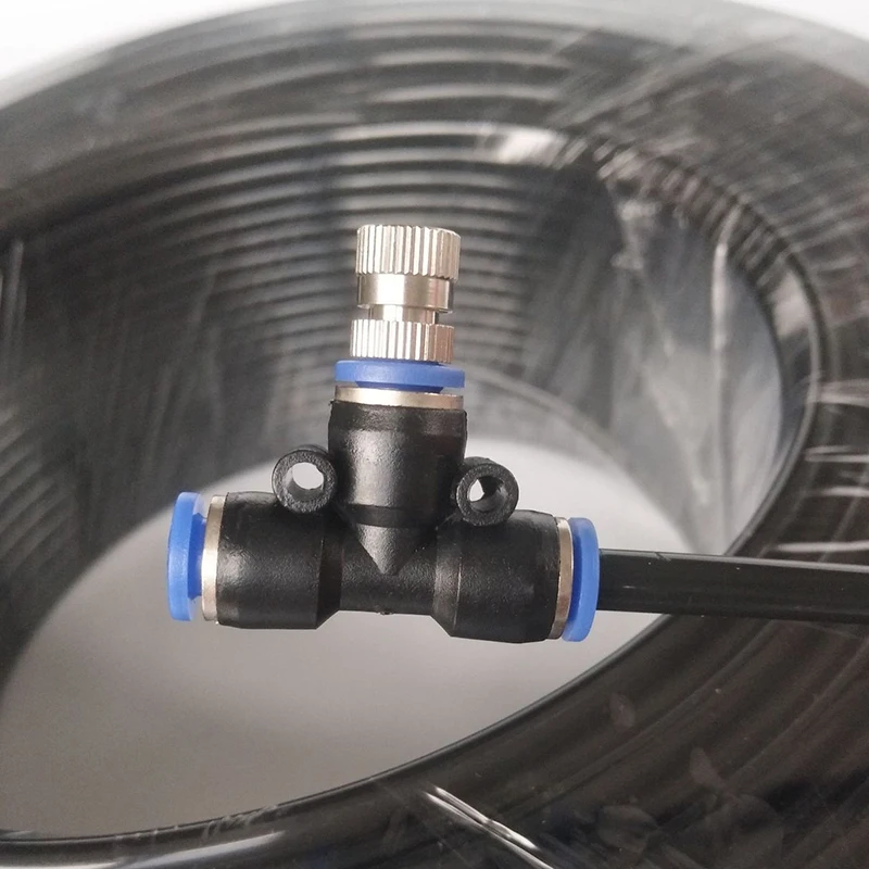 5pcs 6mm Nozzles Low Pressure Misting Cooling System Humidify Watering Landscaping Sprayer Atomizing Slip Lock Quick Connectors