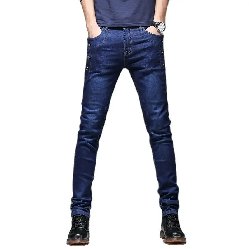 Batmo men Fashion Elasticity Comfortable Slim Cotton Jeans 27-36 men jeans mens jeans jeans trousers denim trousers elastic jeans mens casual trousers