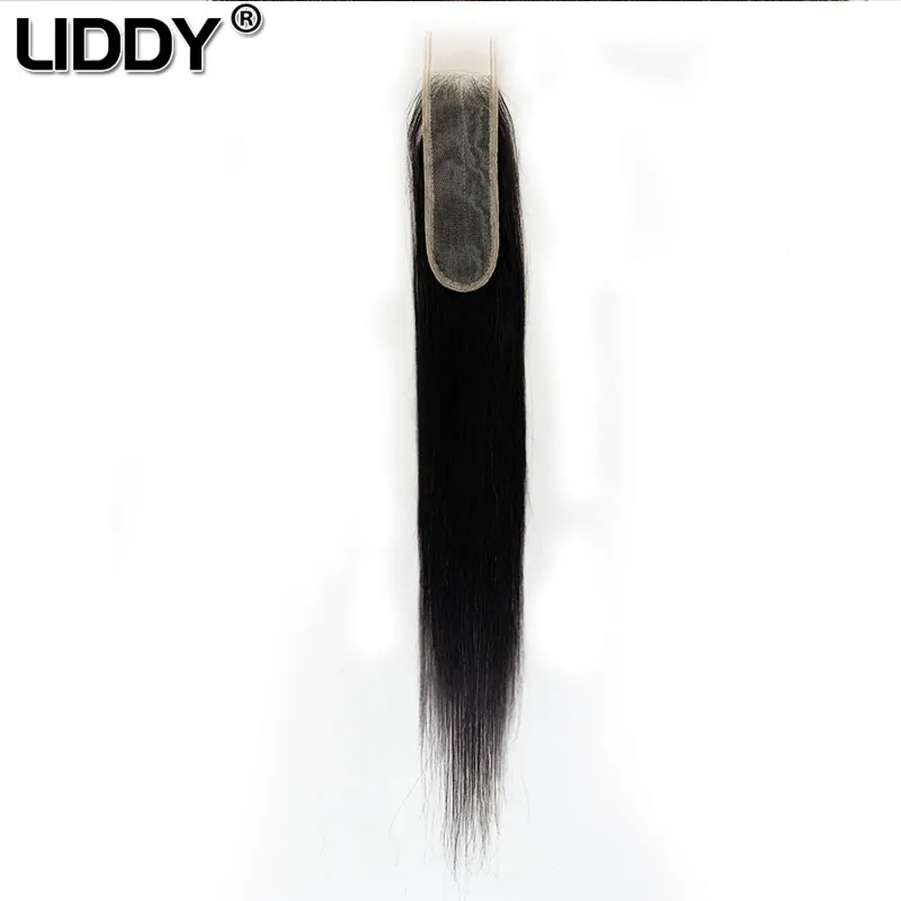 2x6 Hd Transparent Lace Closure Straight Middle Part Lace Closure Brazilian Remy 100% Human Hair for Black Women human hair lace closure
