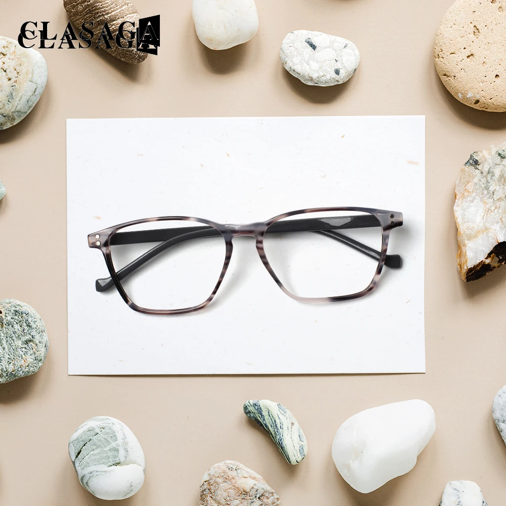 

CLASAGA Reading Glasses Women Men Square Ultralight Frame Readers Eyeglasses High Quality Spring Hinge with Diopter +1.0~+6.0