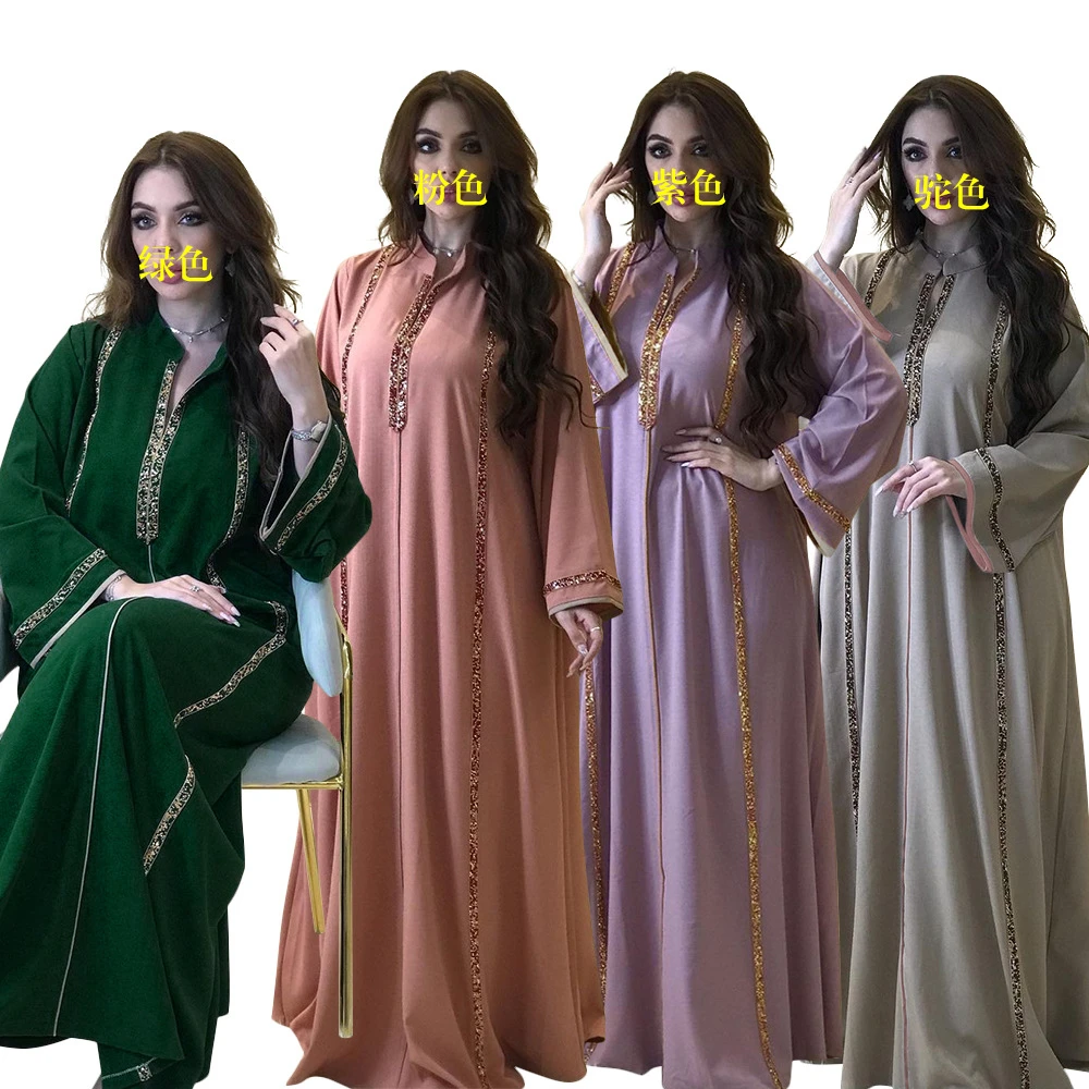 Ramadan Abaya Muslim Fashion Dress Kaftans Turkey Islam Prayer Clothes For Women Caftan Marocain Robe Longue Femme Musulmane