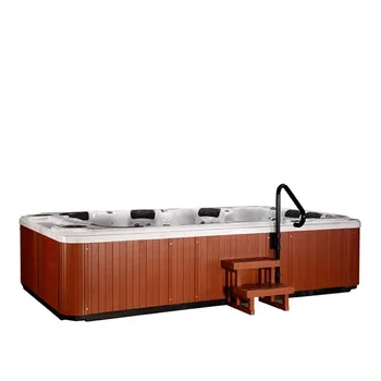 8 Person Acrylic Outdoor Spa Tub 1