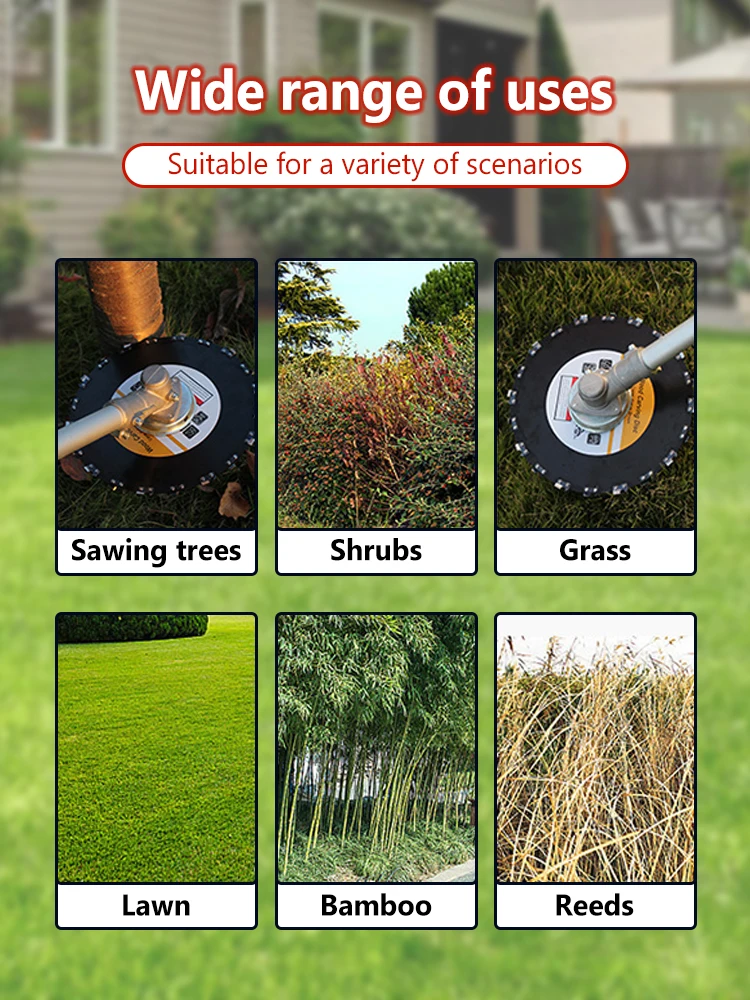 1PCS Durable High-Powered Grass Cutter 16/20 Teeth Universal Tree Saw Blades for Lawn Mowers Head Supplier