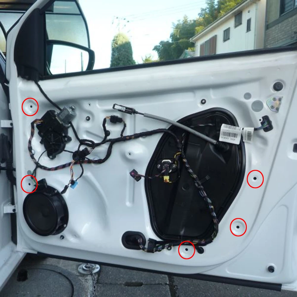 자동차 도어 패널 카드 클립, 내부 패스너 고정 트림 리벳 액세서리, VW 투아렉 7L 7P CR 2002 2003 2004 2005 - 2020