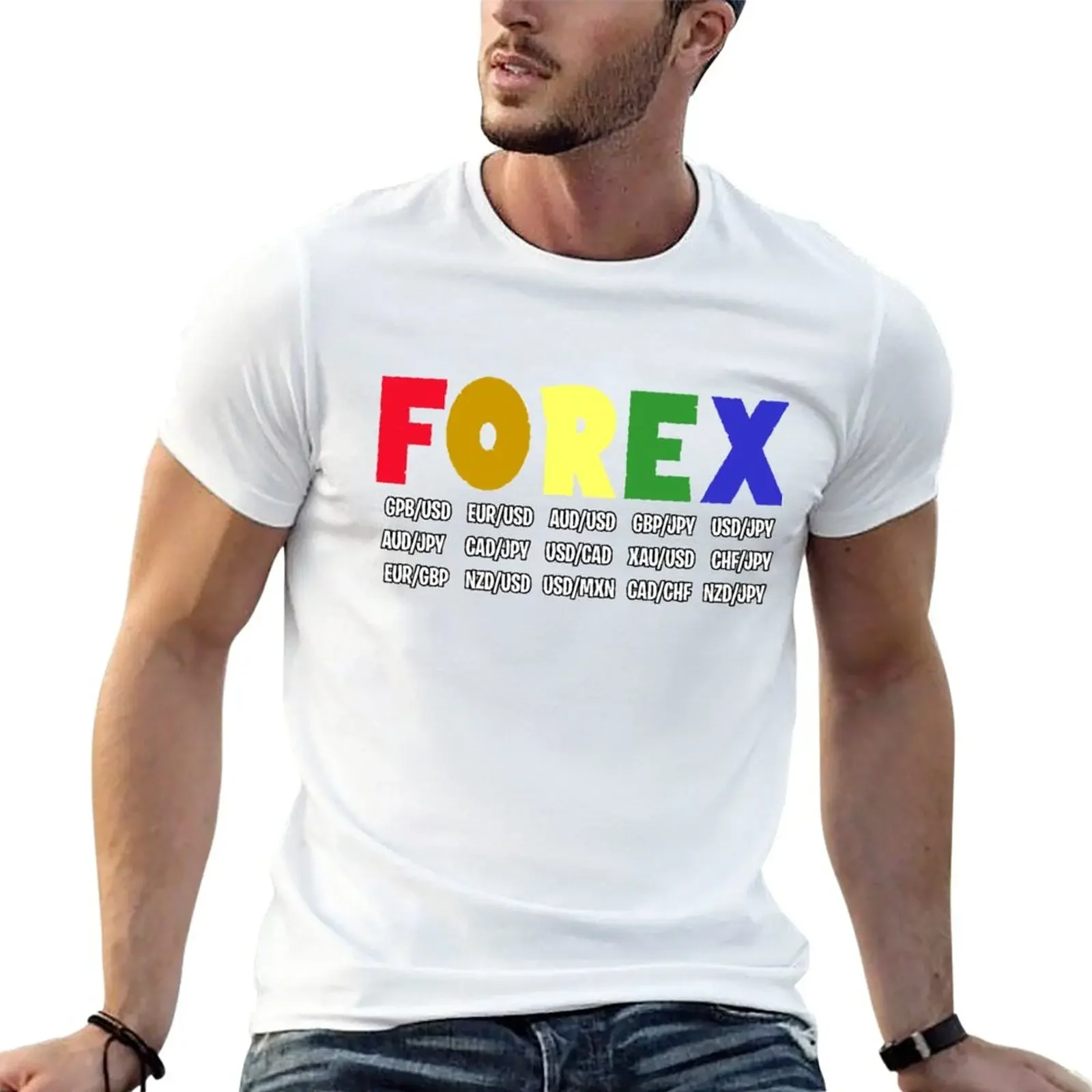 

FOREX T-Shirt anime shirts graphic tees mens vintage t shirts