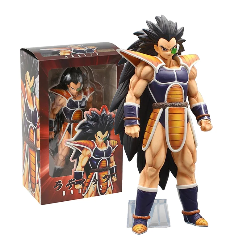 Anime Dragon Ball Z Figurine Raditz Action Figure 30cm Saiyan Collection  PVC Doll DBZ Statue Villain Kakarotto Model Toys Gifts