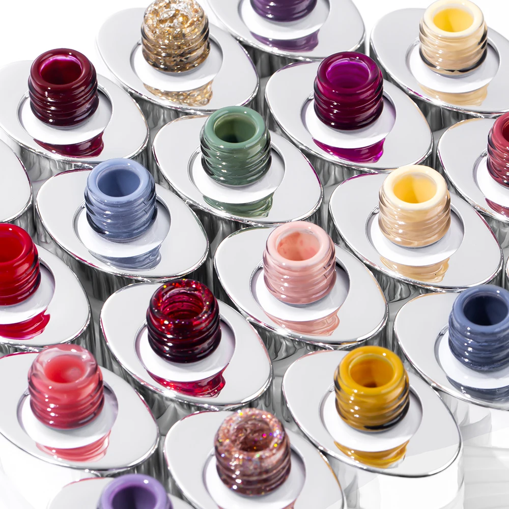 MAYCHAO 12ml Gel Nail Polish Semi-permanent Varnish Hybrid UV Nails Art Glitter 48 Colors Gel Polish Manicure Enamels For Nails