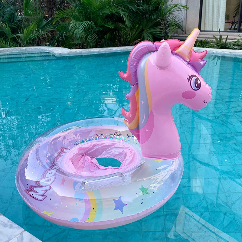 Rooxin Inflável Unicórnio Swan Pool Flutuadores para Crianças Anel de Natação Baby Swim Tube