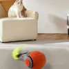 Speedy Tail 2.0 Cat Toys, Smart Interactive Cat Toy Balls, 2 Speed Adjustment Automatic Moving Ball with Replacement Tail 4