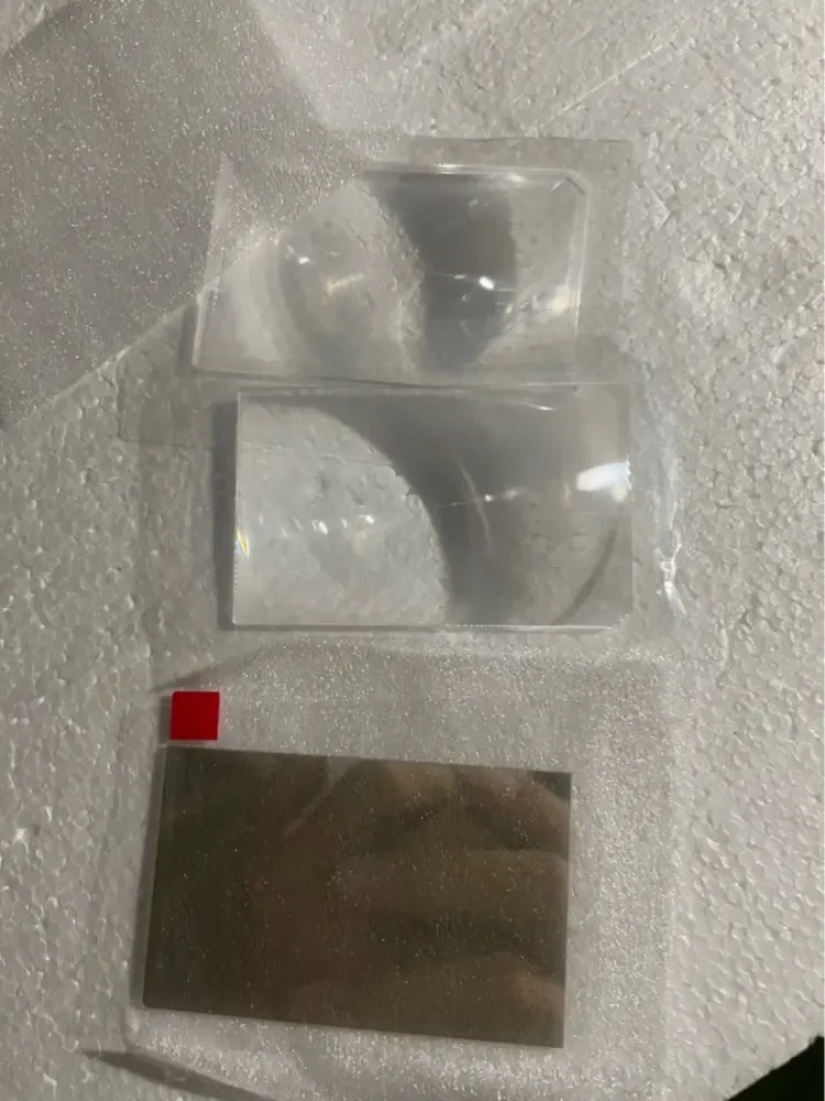 2 compatible fresnel lens + 1 compatible polarizer glass for HD & AI projector 66 x 40 mm