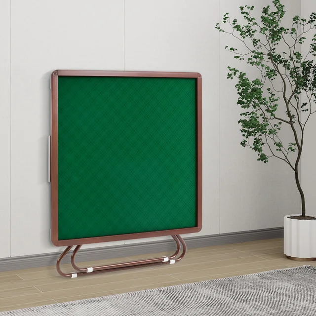 20562-c63f68.jpg Mahjong Table with 4 Cup Holders&4 Drawers for 4 People, Foldable Portable Square Mahjong Table for Various Sorts of Table Games