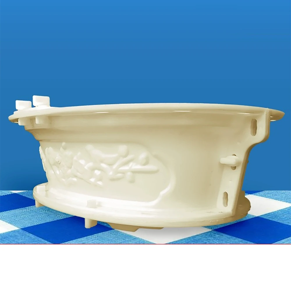 45cm Roman column mold flower pot mold round oval European cement flower pot component thickened plastic steel plastic