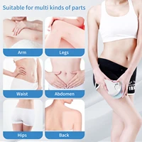 Advanced Body Shaping Massage And Cellulite Fighter, Handheld Body Sculpting Massager With 3 Reusable Pads, 2