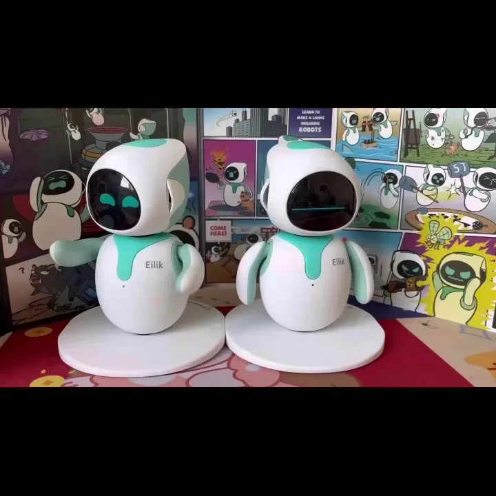 Desktop Pet Accompany Voice Robot Eilik Intelligent Emotional Interaction  AI Educational Electronic Toy - AliExpress