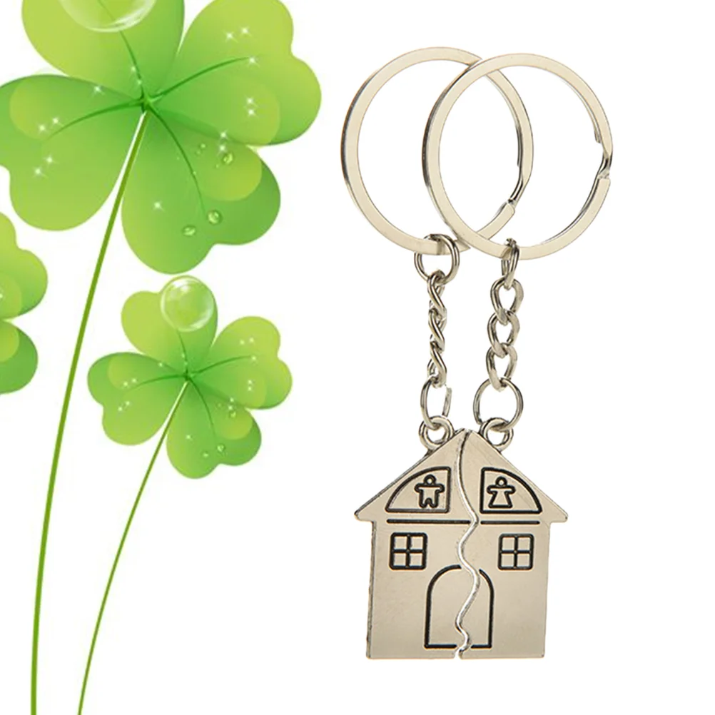 

2PCS 2022 Home Key Chain Couple Keychain Gifts Housewarming Gift for Couple Friend Daughter Son New House Key