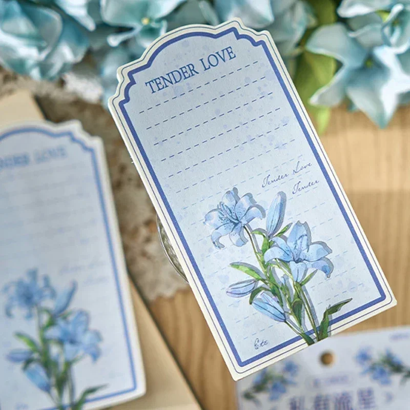 

60 Sheets Cure Flowers Memo Pads Kawaii Material Paper for Scrapbooking To Do List Note Paper Message Card Korean Stationery