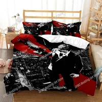 Tony Montana Scarfaces Bedding Set Boys Girls Twin Queen Size Duvet Cover Pillowcase Bed Kids Adult Home Textileextile 1