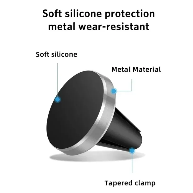 VIKEFON Car Phone Holder Air Vent Magnet Smartphone Mobile Stand Magnetic Cell GPS Mount For iPhone 16-12 Xiaomi Samsung stand