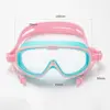 Big Frame Swim Goggles Anti-Fog Wide View Scuba Diving Swimming Glasses with Earplugs for Adult Youth 6