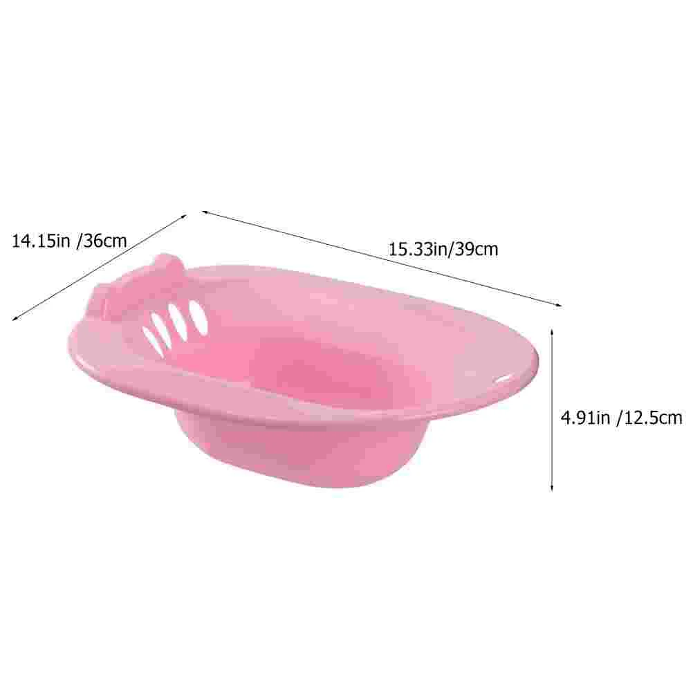 over The Toilet Seat Bidet Perineal Soaking Sitz for Hemorrhoids Basin Pink