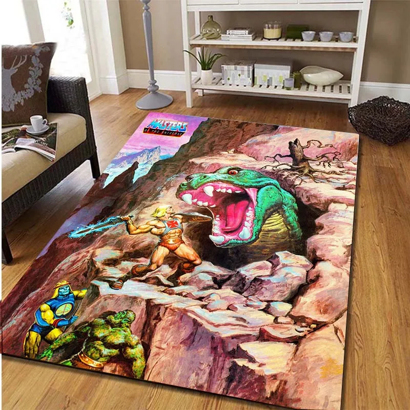 

He-Man Masters Of The Universe Soft Area Rug Carpet Living Room Carpet Bedroom Pet Carpet Tent Mat Carpet Non-Slip Mat