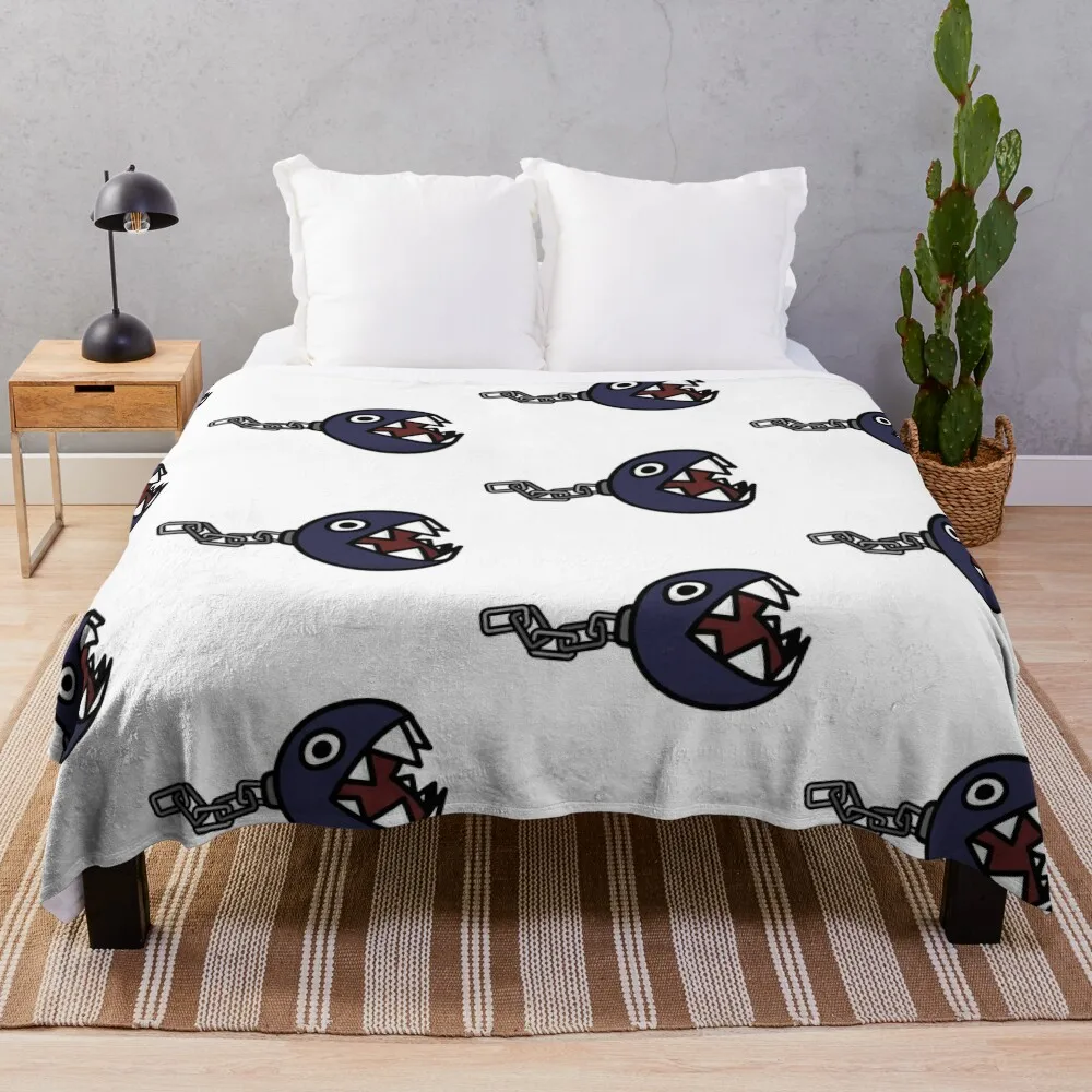 

Chain Chomp Throw Blanket Blankets For Baby Fluffy Shaggy funny gift Blankets
