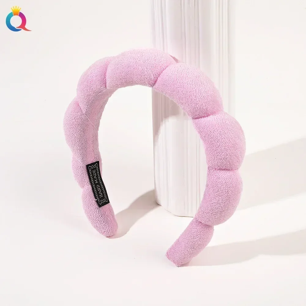 Luxurious Spa Headband for Women – Plush, Ultra-Soft and Versatile Hairband for Skincare, Yoga, and Facial Treatments