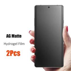 Dual Pack Matte Frosted Hydrogel Screen Protectors with Installation Tools - Red Magic 8s pro (AG Matte 2PCS)