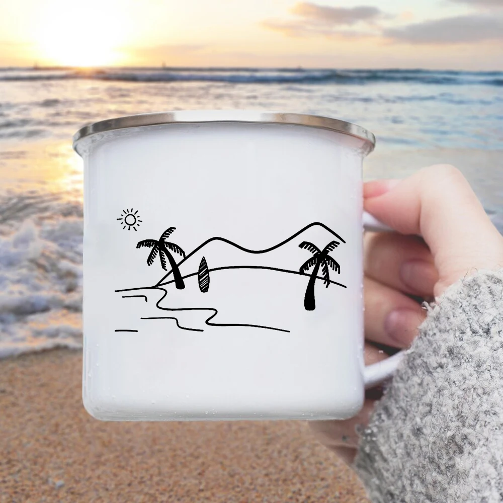 Camper Coffee Mug with Keala's Hawaiian Coffee Logo