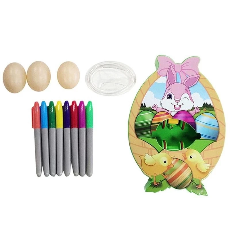 Easter Egg Decorator Kit Bunny Egg Coloring Machine Plastic Egg