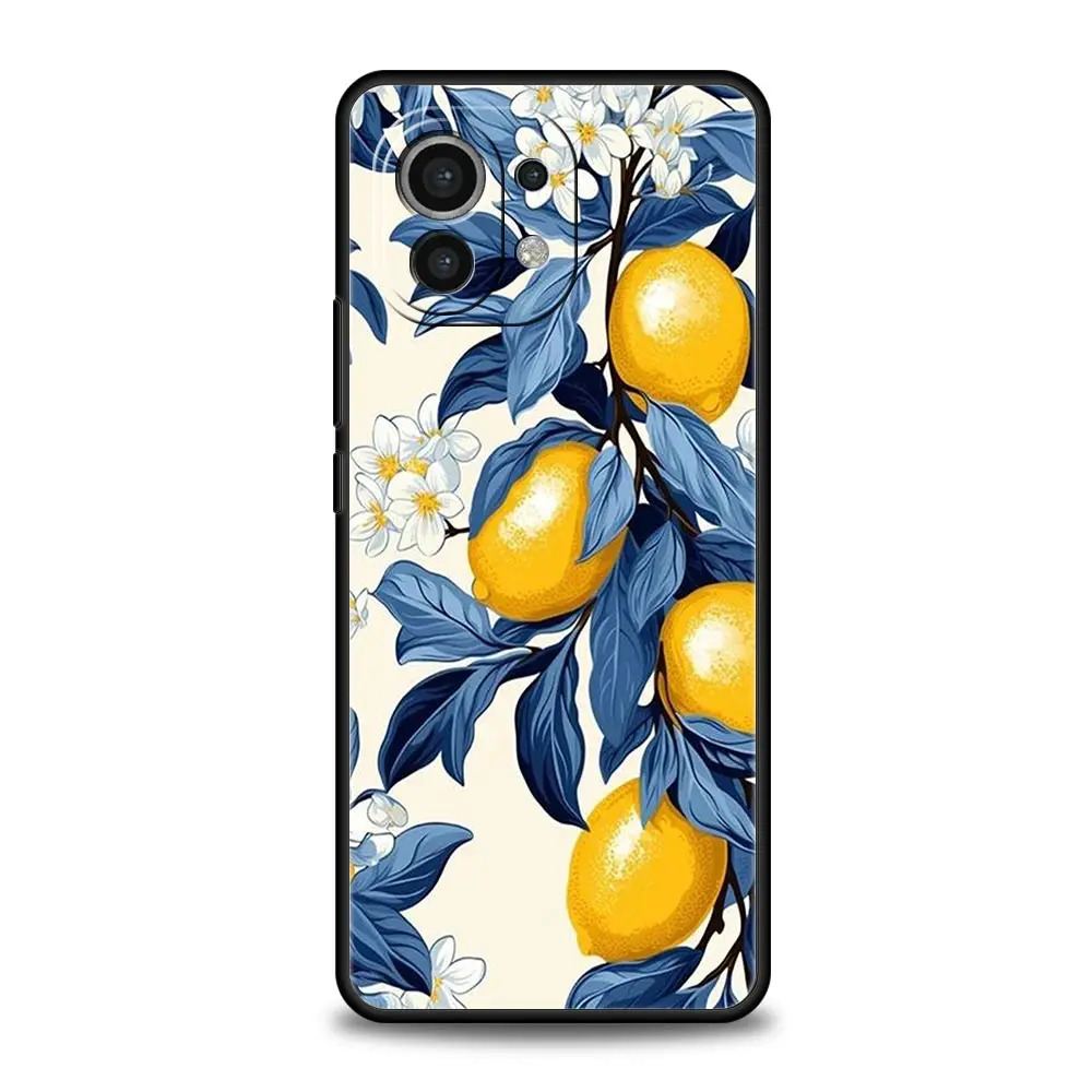Soft TPU Lemon Fruit Phone Case Cover