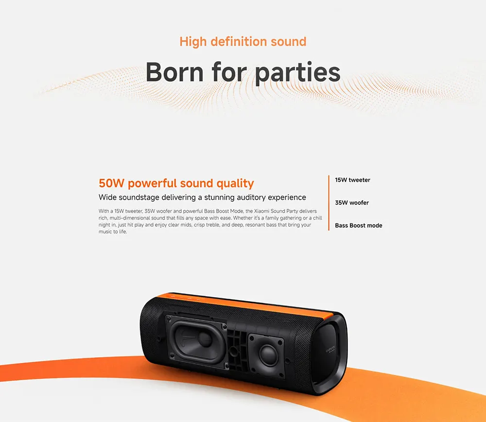 Xiaomi Sound Party TWS Stereo Speaker Global EditionIP67