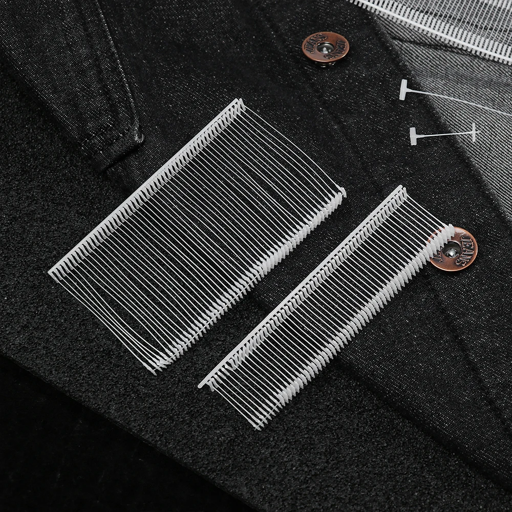 Description Picture 6 of item1 Bag Standard Tagging Fasteners White Standard Tagging Barbs Attachments Plastic Regular Garment Clothing Price Tag Label