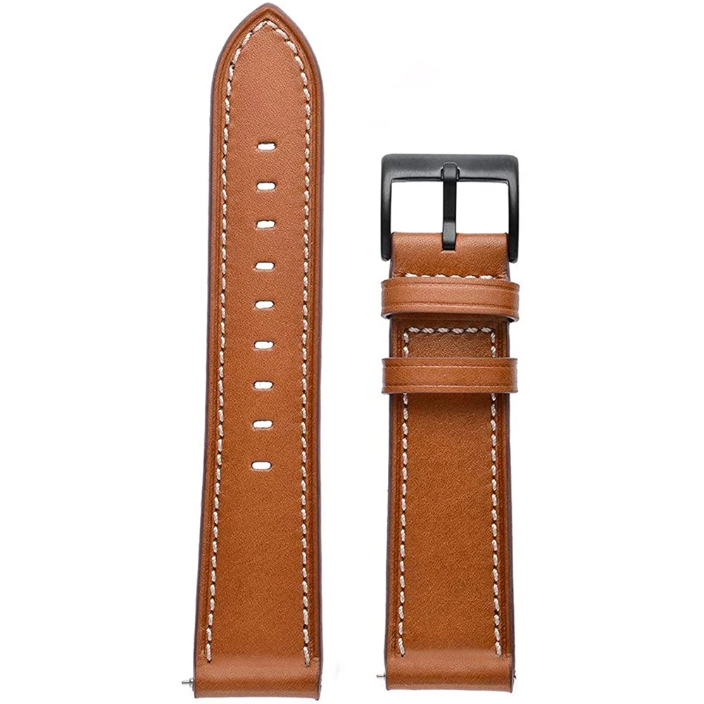 Premium Leather Watchband - 20mm Strap