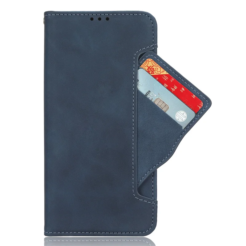 Leather Flip Case with Multi-Card Slots